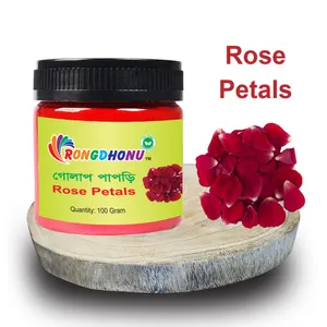 Rongdhonu Rose Petal (Golap Papri) Powder (গোলাপ পাপড়ি গুড়া)